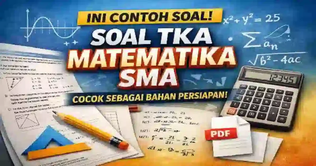 Latihan Soal TKA Matematika SMA SMK Latihan soal TKA Matematika